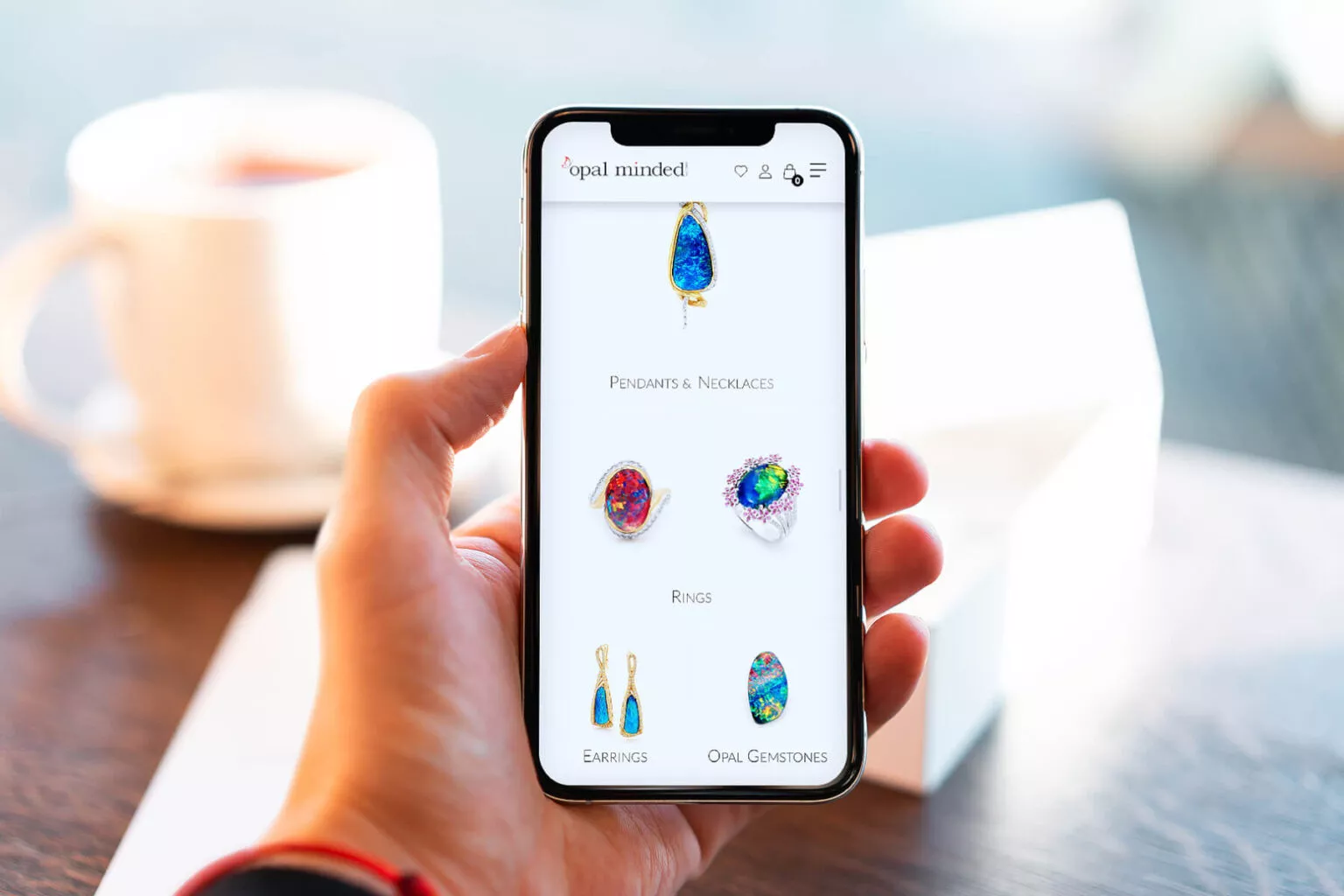 Product category visualization on the page