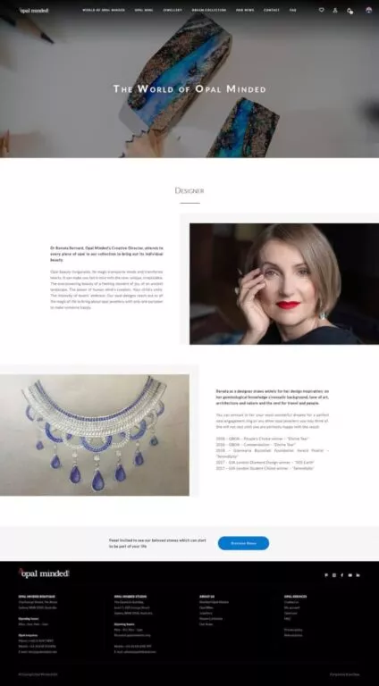 Screenshot of the text page and images