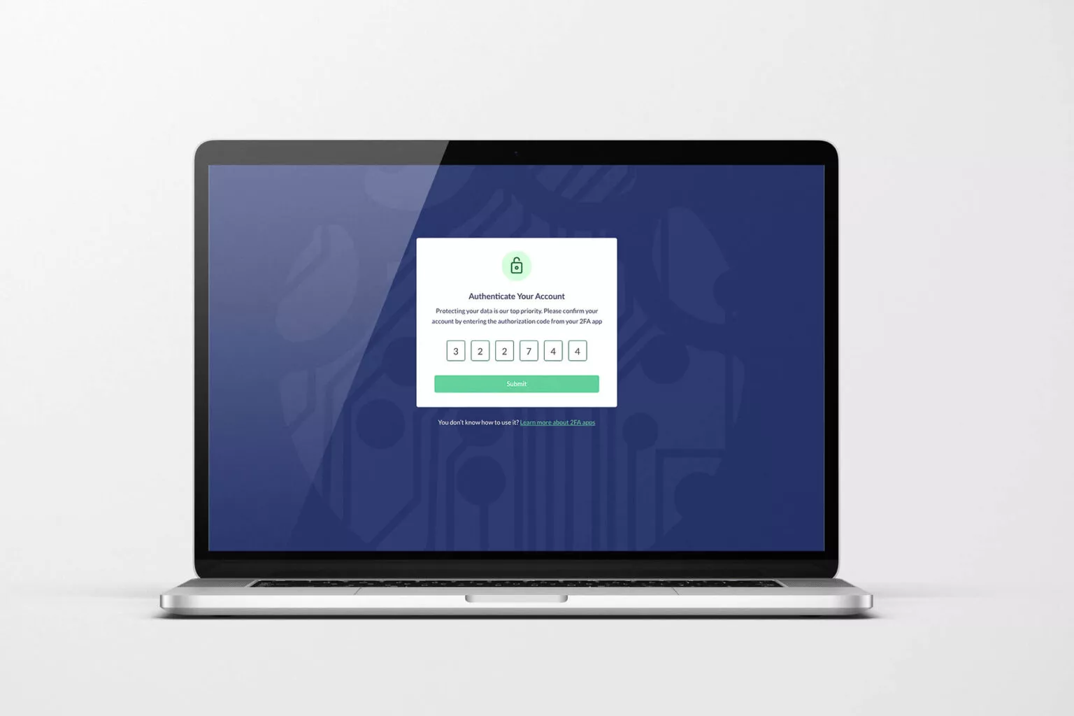 Visualization of login on the website