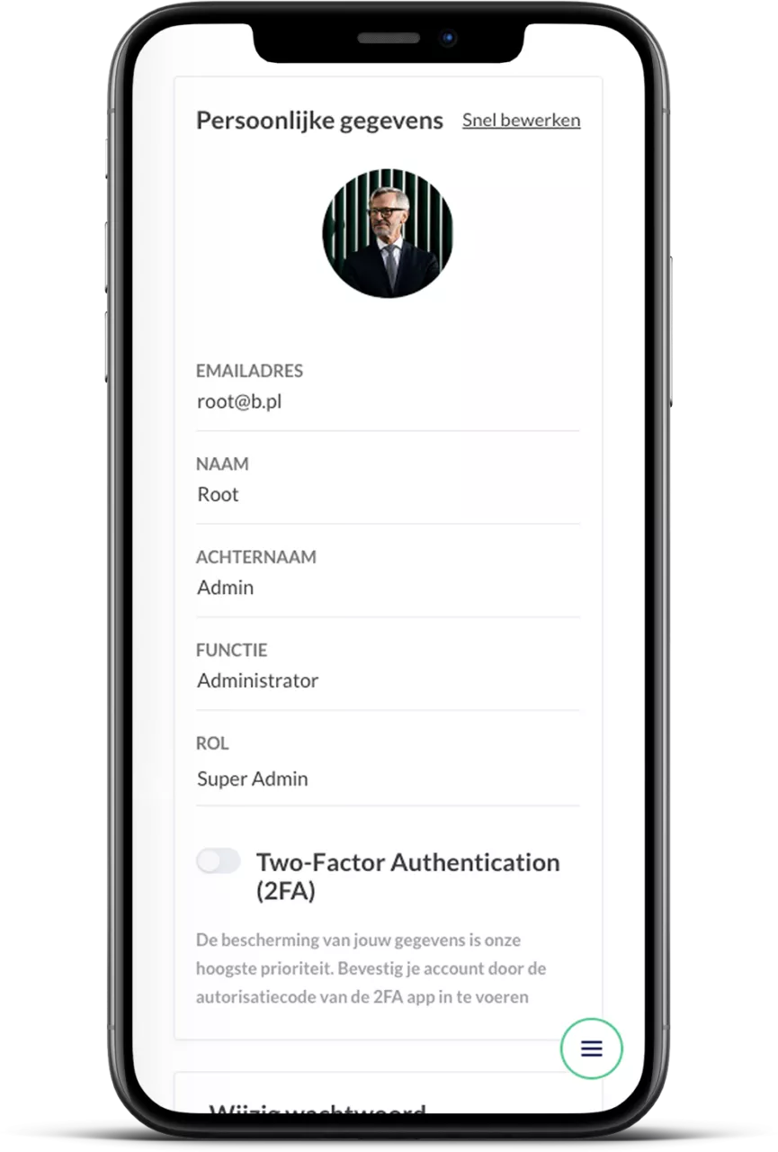 Web design - visualization of the website in the mobile version