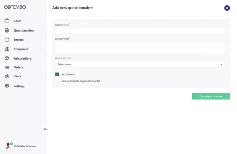 Screenshot of the interactive block on the website