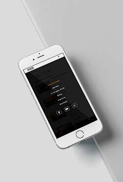 PGD - website design and web development by Brave New Agency - mobile menu